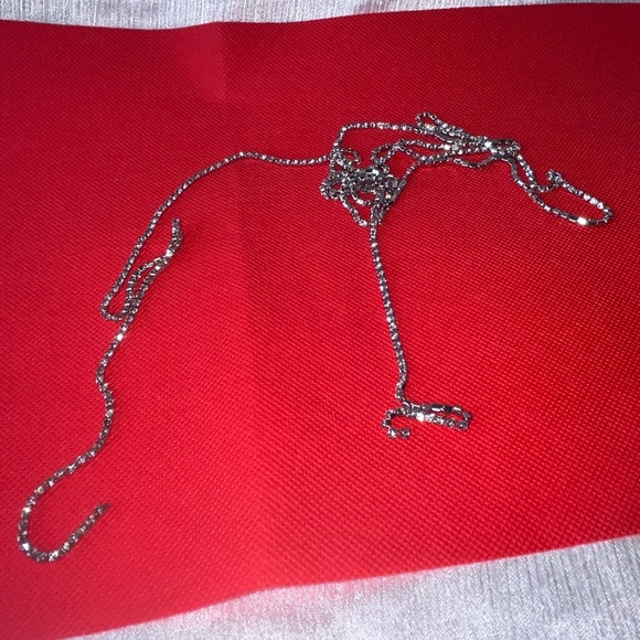 Long Rhinestone Choker Crystal Luxury Collar Choker Necklac - Picture 4 of 6